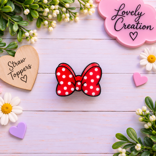 Straw Topper Minnie