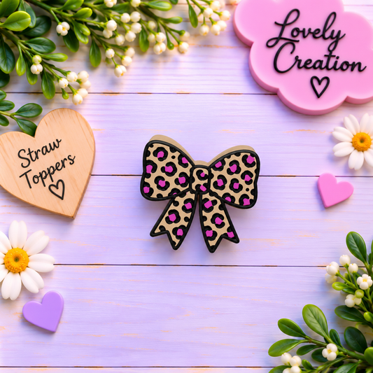 Straw Topper Bow