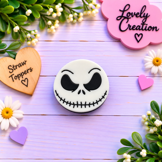 Straw Topper Jack Skellington