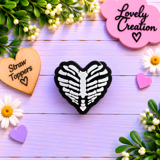 Straw Topper Heart