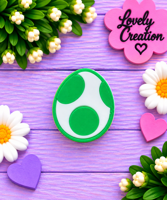 Straw Topper Yoshi Egg