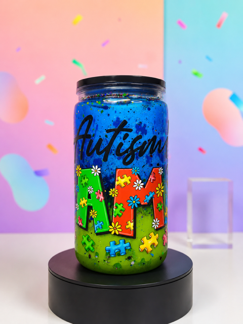 💙🧩 More Than a Design, a Message of Love | Personalized Autism Tumbler