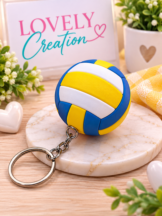 Volleyball Keychain