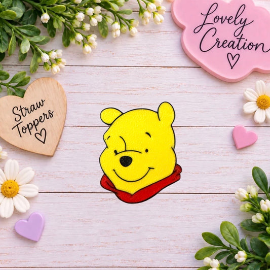 Straw Topper Winnie Pooh