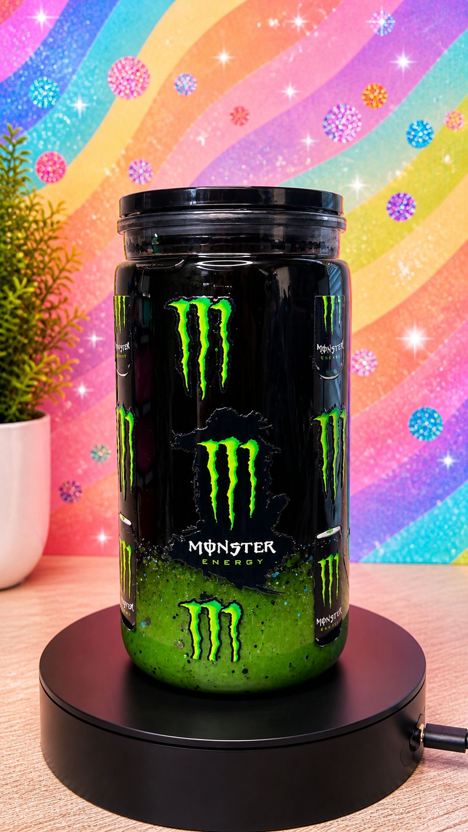 Monster Energy | 16 oz Lava Effect Tumbler